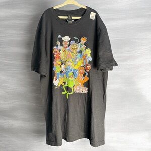 The Muppets Show Black Graphic T-Shirt